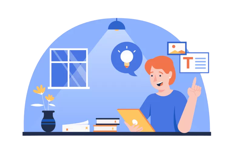 women looking for content ideas with tabs